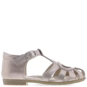 (2635-16) Emel Metallic closed sandal