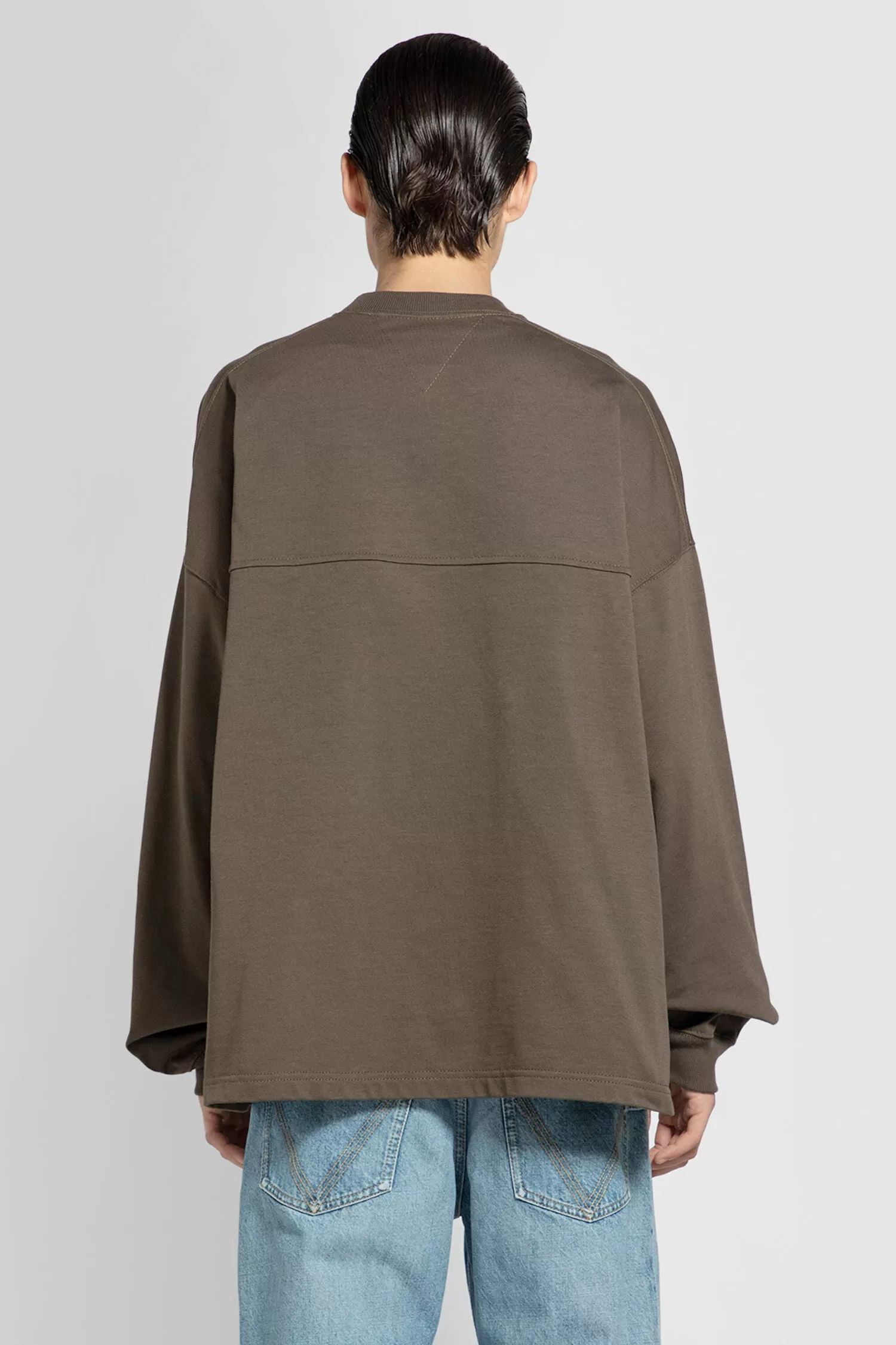 BOTTEGA VENETA MAN BROWN T-SHIRTS & TANK TOPS