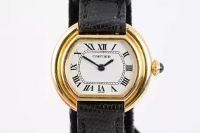 Cartier Ellipse 6708 18K Yellow Gold 26mm Ladies Watch