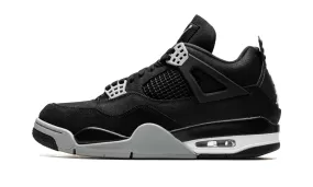 JORDAN 4 RETRO BLACK CANVAS