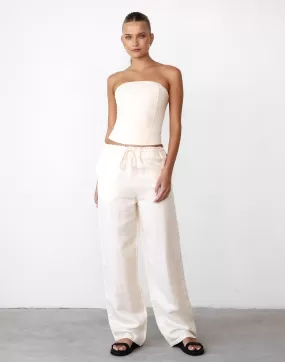 La Palma Pant (Off White) - By Lioness