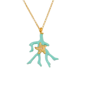 NECKLACE 2840 Turquoise color