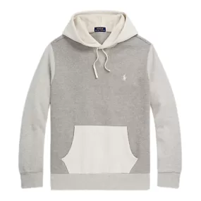 Polo Ralph Lauren The RL Fleece Color-Blocked Hoodie (Sand Heather)