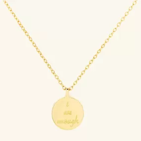 "I am Enough" Affirmations Necklace