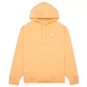 Sportswear Club Fleece Pullover Hoodie - Orange Chalk/Orange Chalk/White