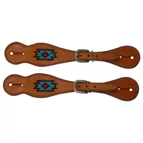 Weaver Native Spirit Spur Straps - Ladies Russet