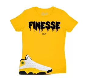 Womens Del Sol 13 Shirt - Finesse - Yellow