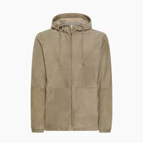 Yurben Suede Hoodie Jacket